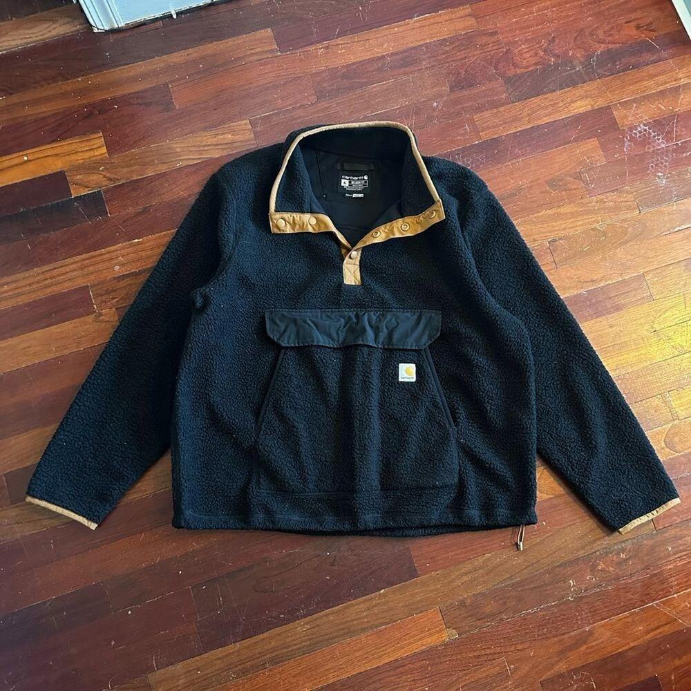 Carhartt Black and Tan Relaxed Fit Jacket XL